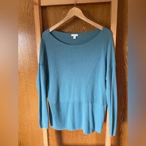 J. Jill Sea Green Knit Top